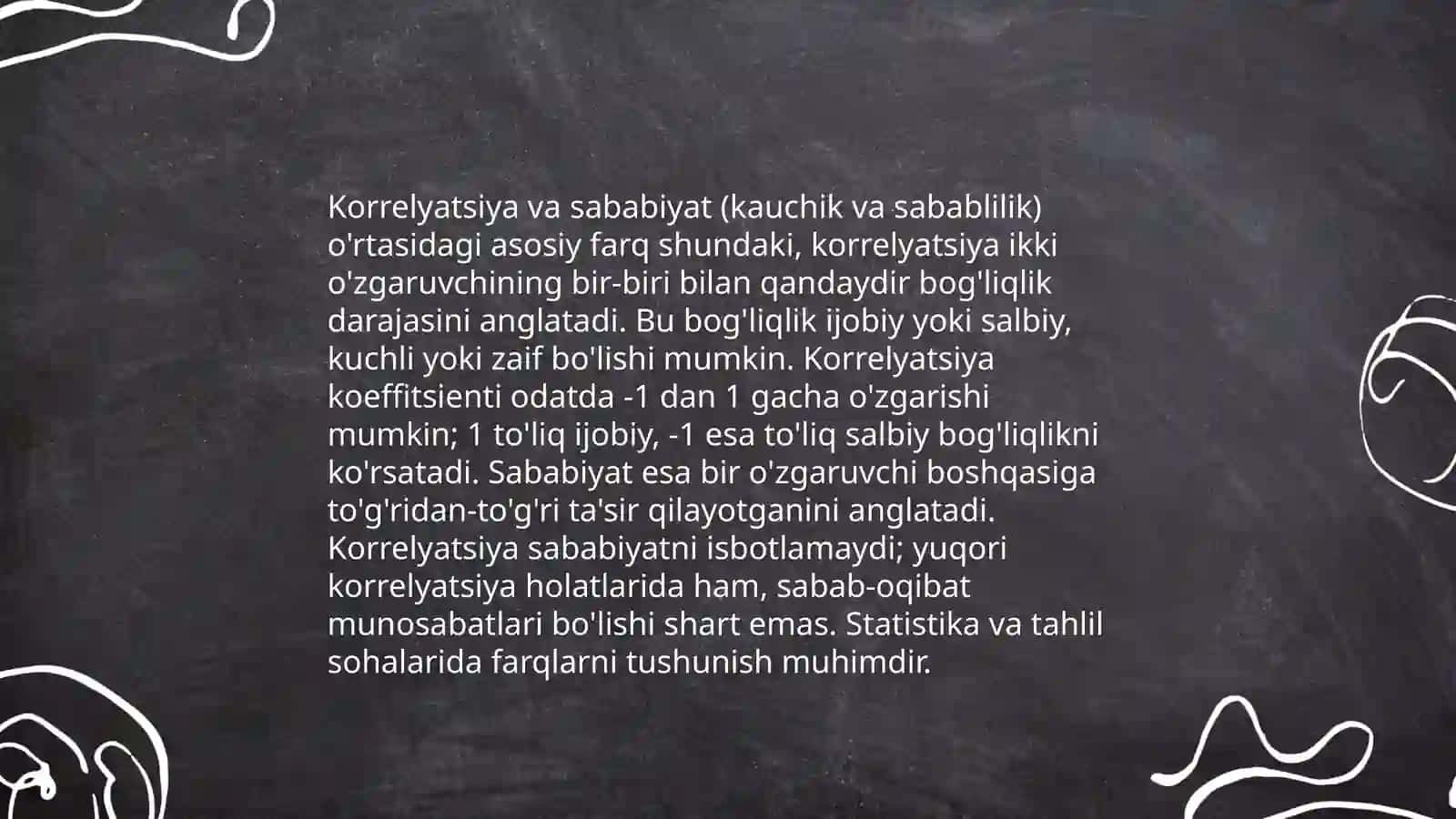 Korrelyatsiya tushunchasi va uning psixalogik tadqoqotlardagi o'rni 4