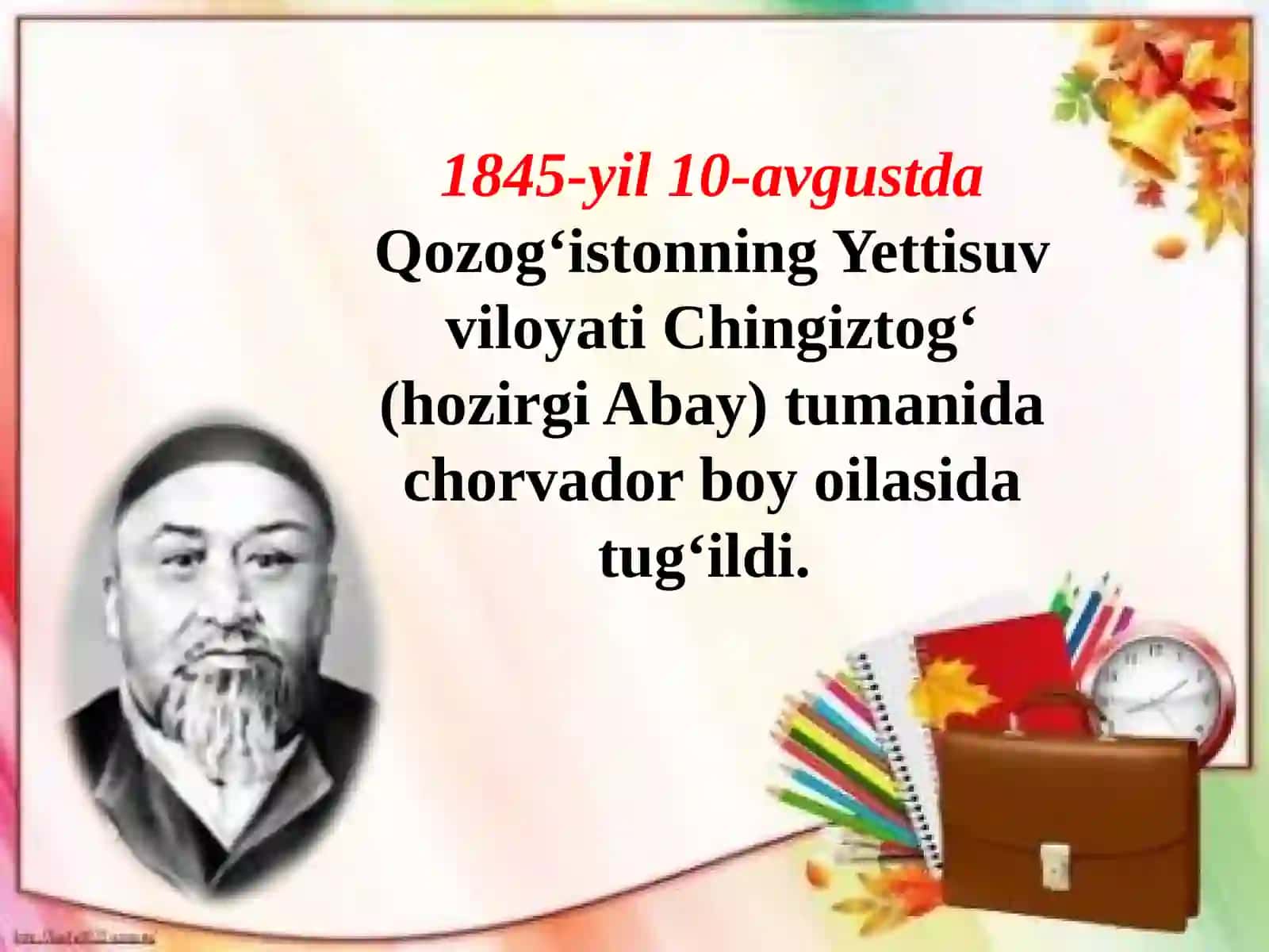 Abay tavalludining 175-yilligi munosabati 4