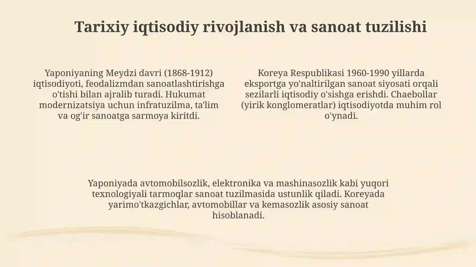 Yaponiya va Koreya Respublikasining iqtisodiy-geografik tavsifi 4