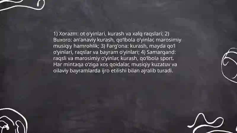 Xalq o'yinlari 4