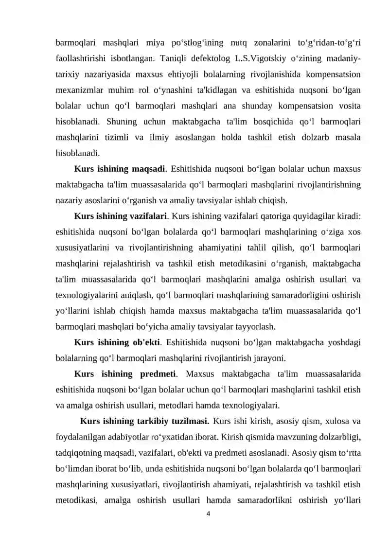 Eshitishida nuqsoni bolgan bolalar uchun maxsus maktabgacha ta’lim muassasalarida qo‘l barmoqlar mashqlarini rivojlantirish 4