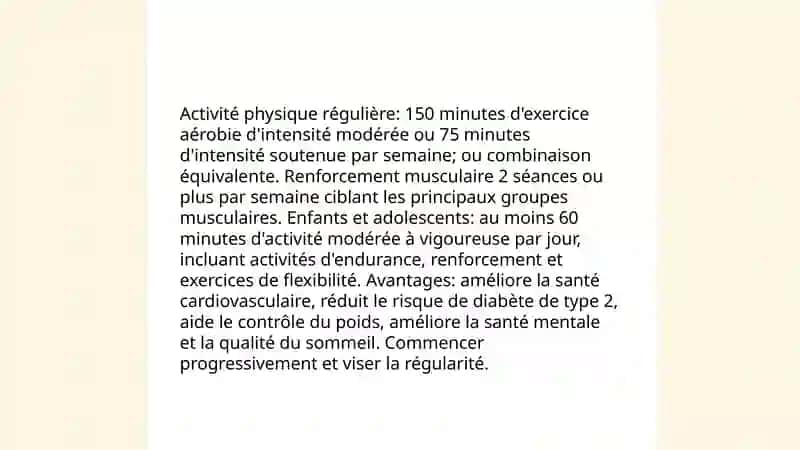 La santé et le bien être 4