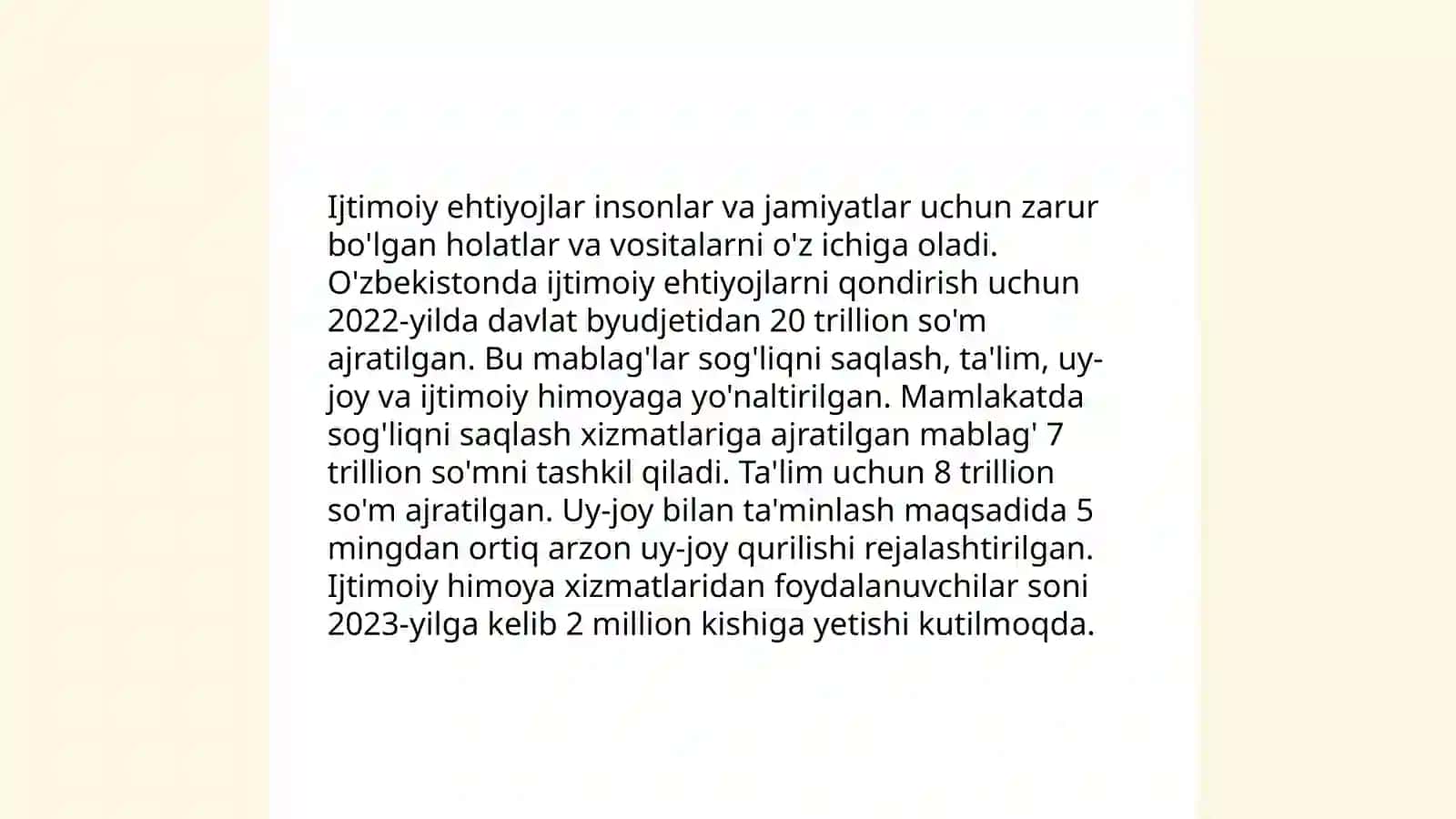 Ehtiyojlarning turlari 4