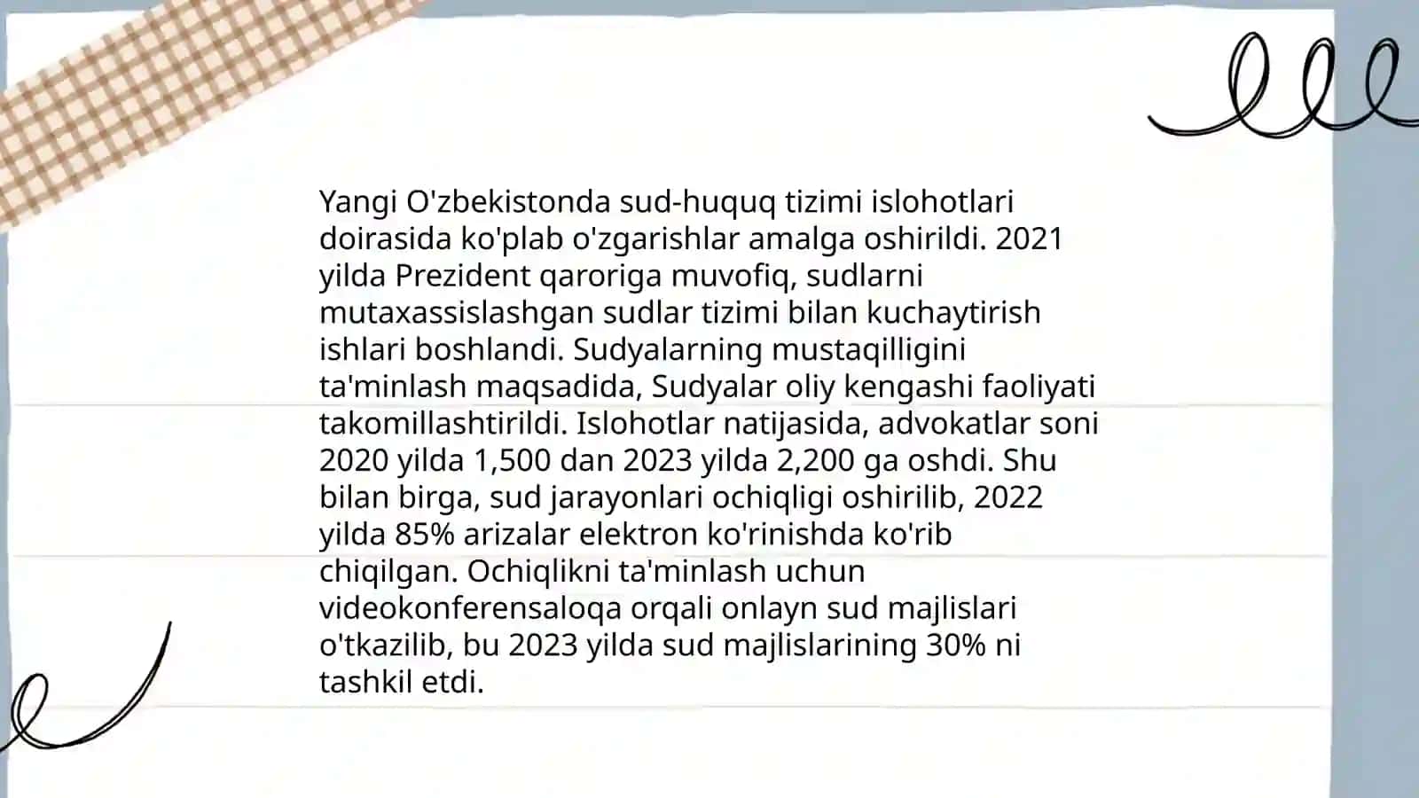 Yangi O‘zbekistonda inson haq-huquqlari va erkinliklari kafolatining yaratilishi 4