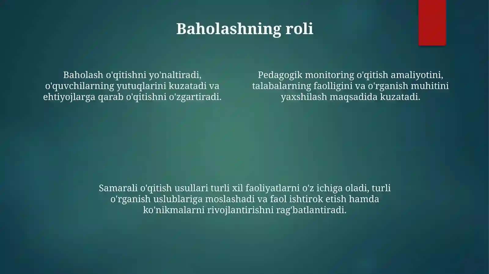 Jismoniytarbiyadarslaridapedagogiknazorat,talimtarbiyajarayoniningmetodlari 4