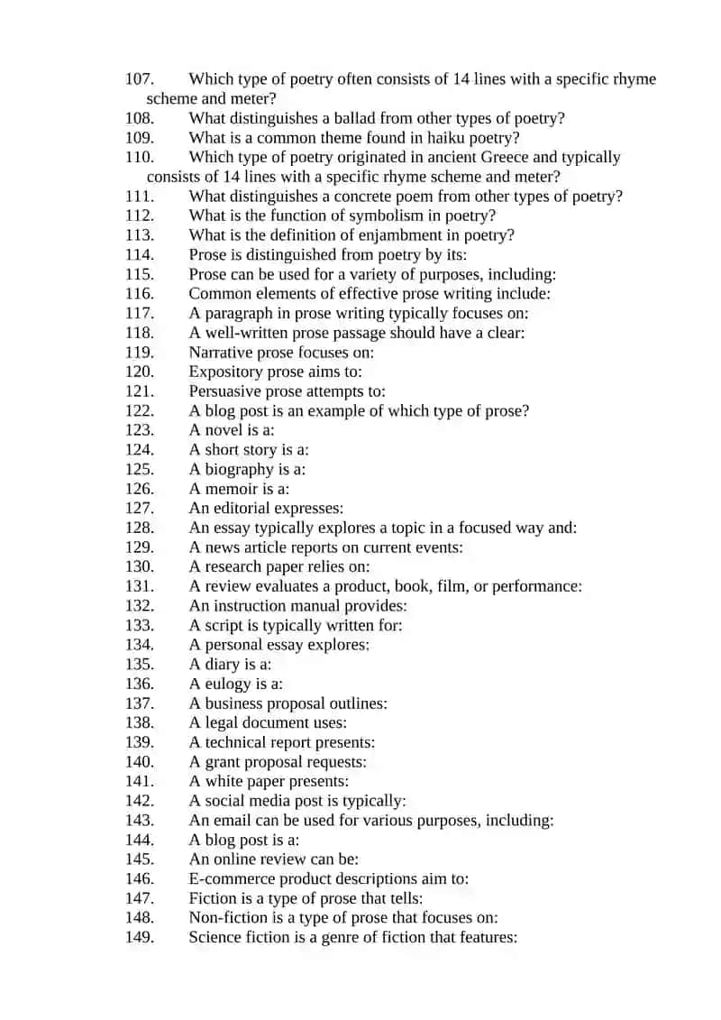 Genres in Literature 4