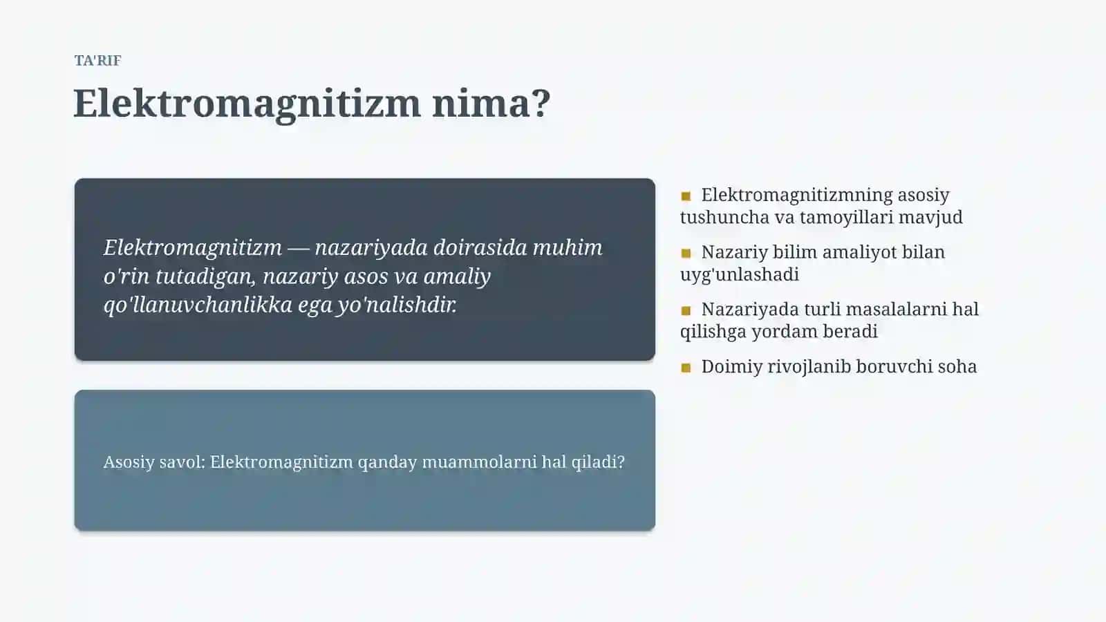 Elektromagnitizm 4