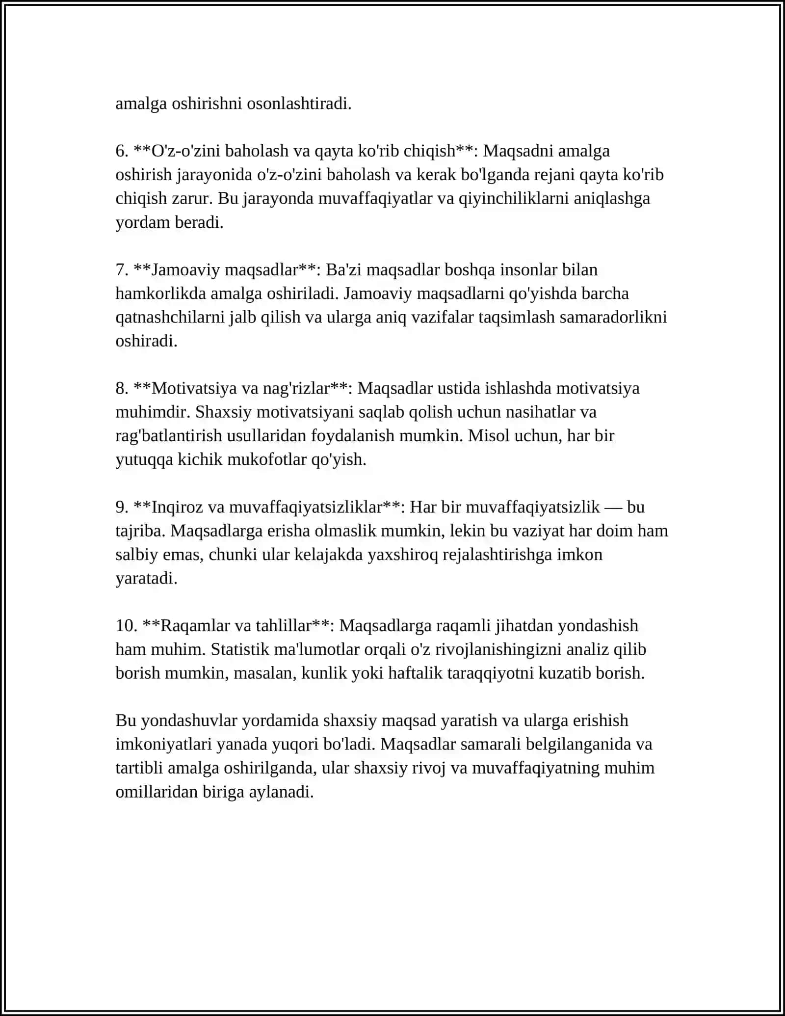 MUSTAQIL ISH Mavzu: KASBIY MOTIVATSIYA 4