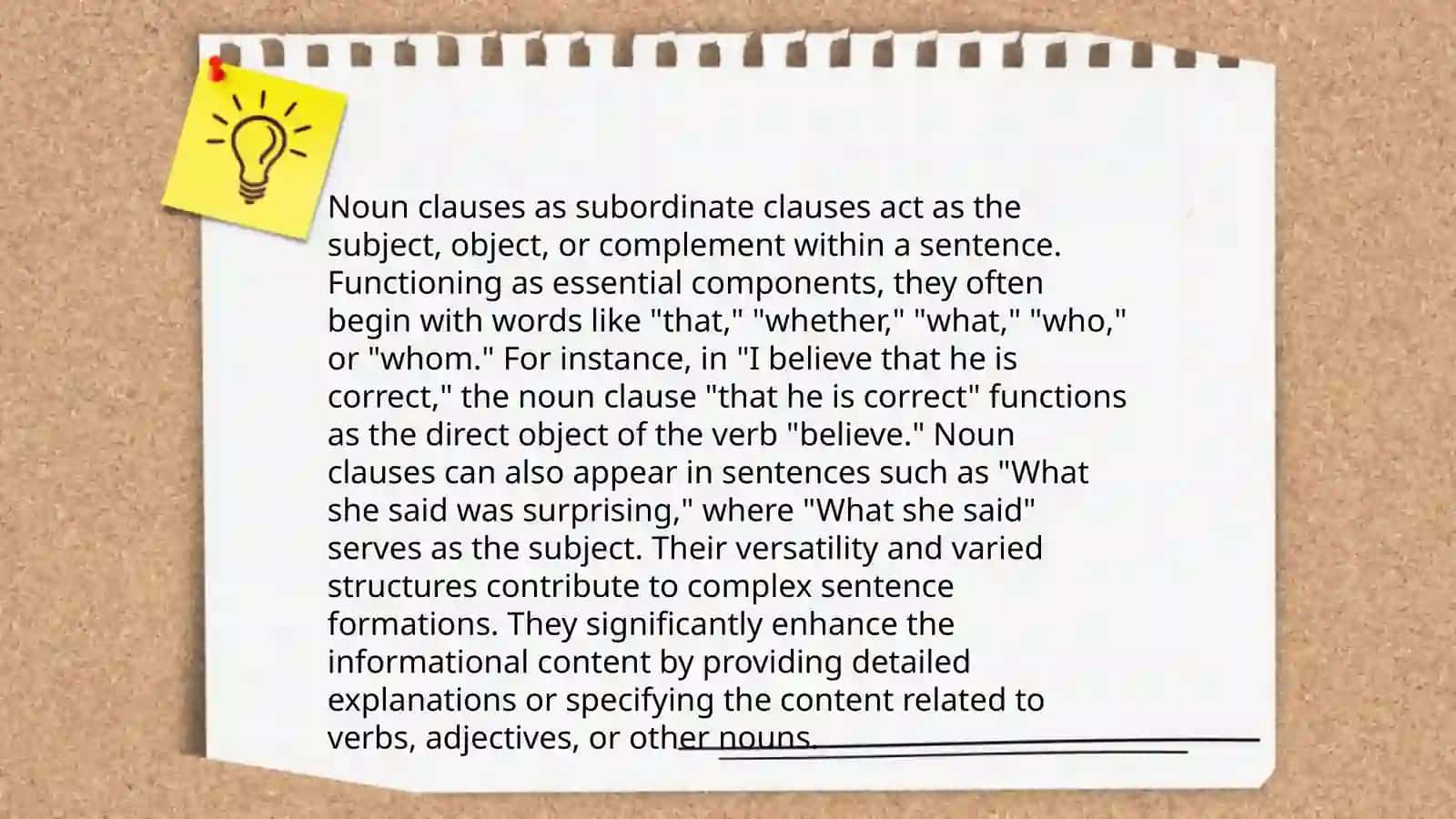 Types of Subordinate Clauses 4