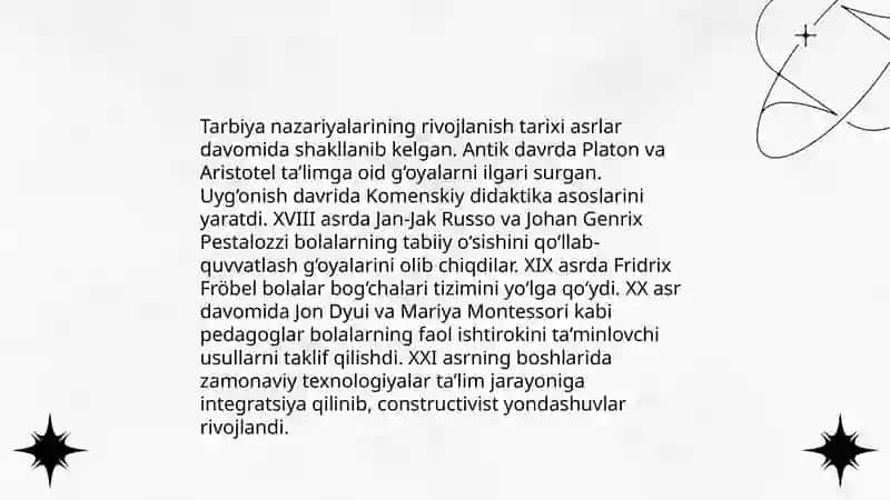 Tarbiya nazariyasi va tarbiya turlari 4