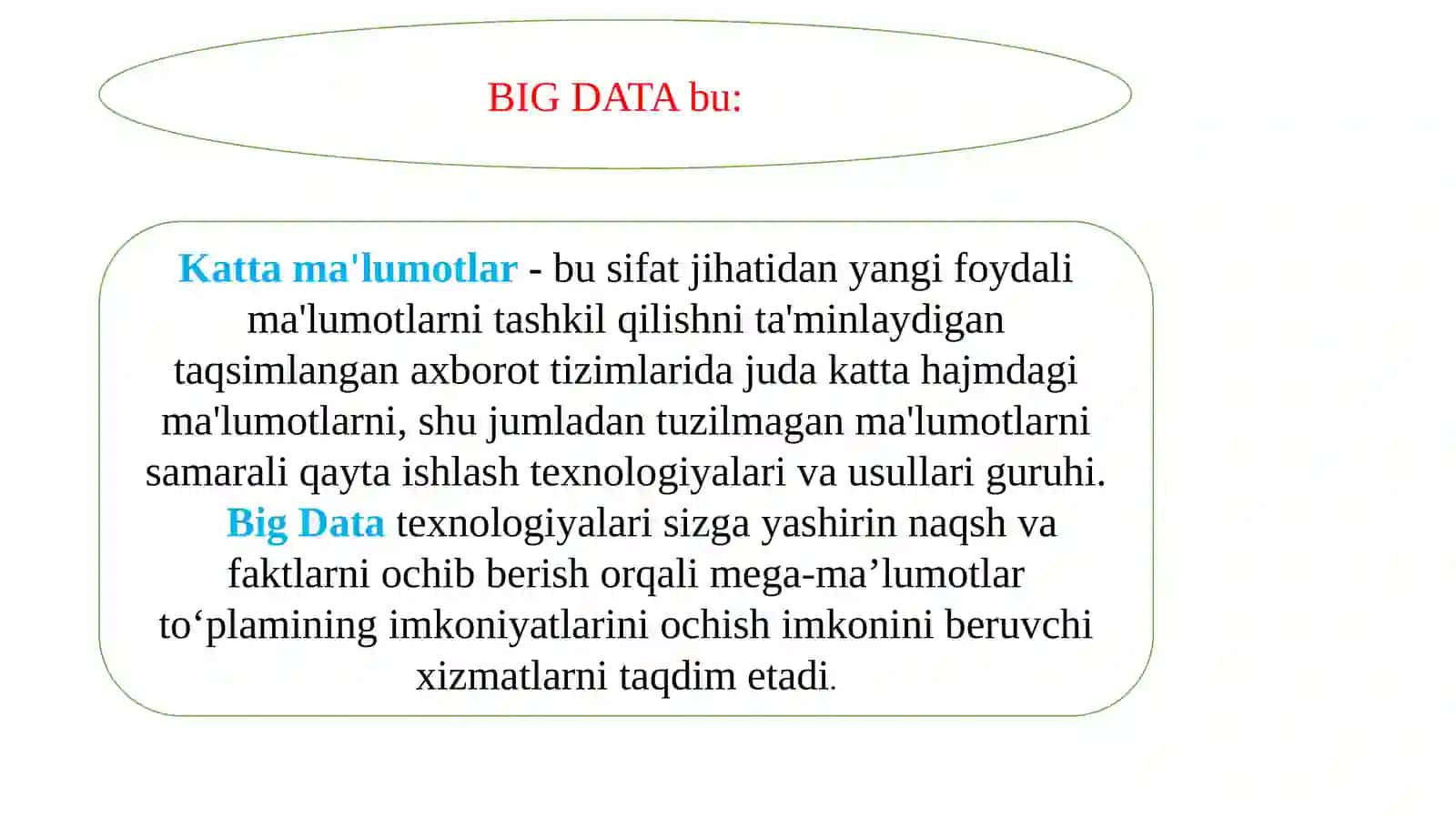 BigDataTechnologies in Digital Business 4