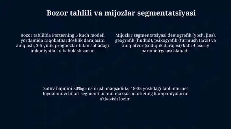 Biznesni rivojlantirish strategiyalari 4