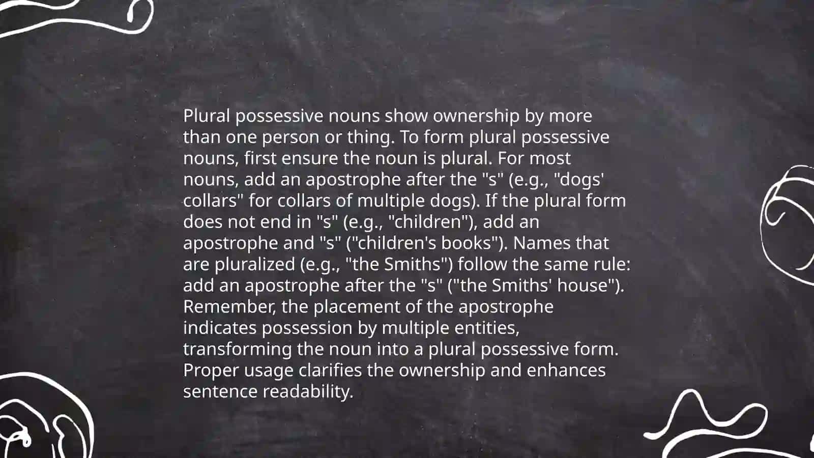 Possessives 4