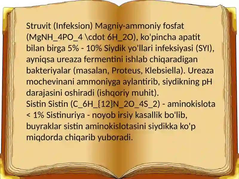 TOSH KASALLIKLARINING KIMYOVIY ASOSLARI 4