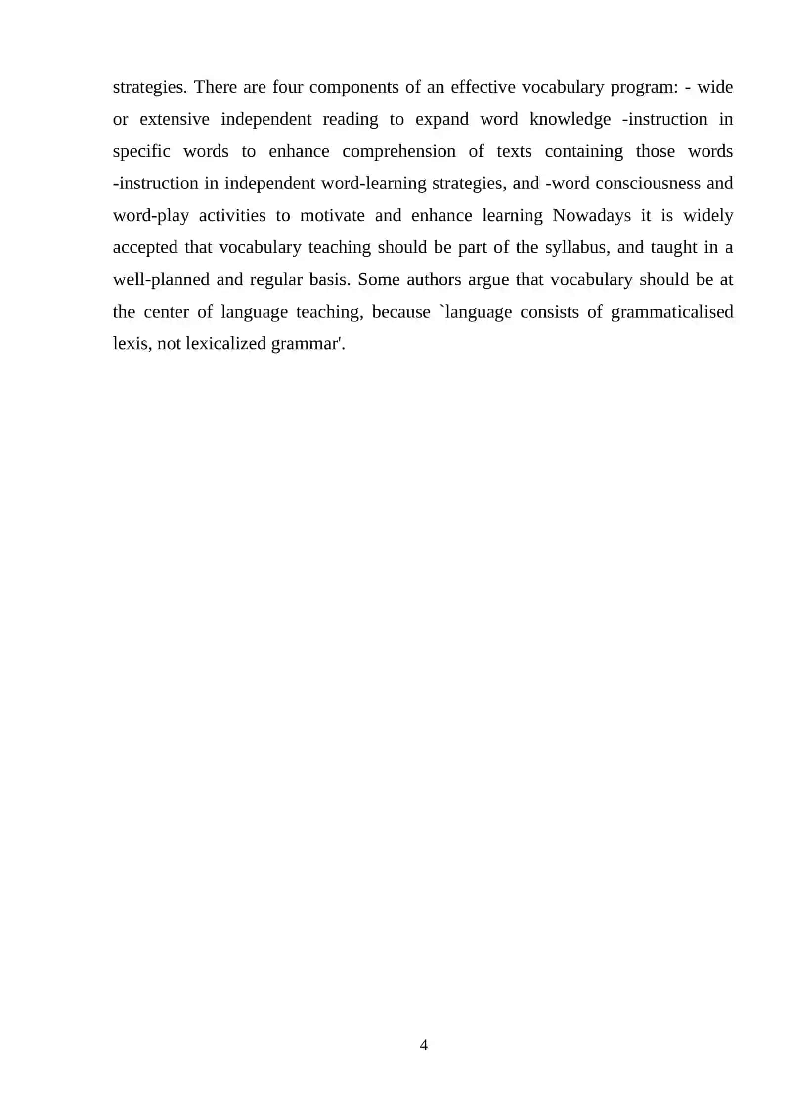 Developing Vocabulary Skills of the Academic lyceum Learners 4