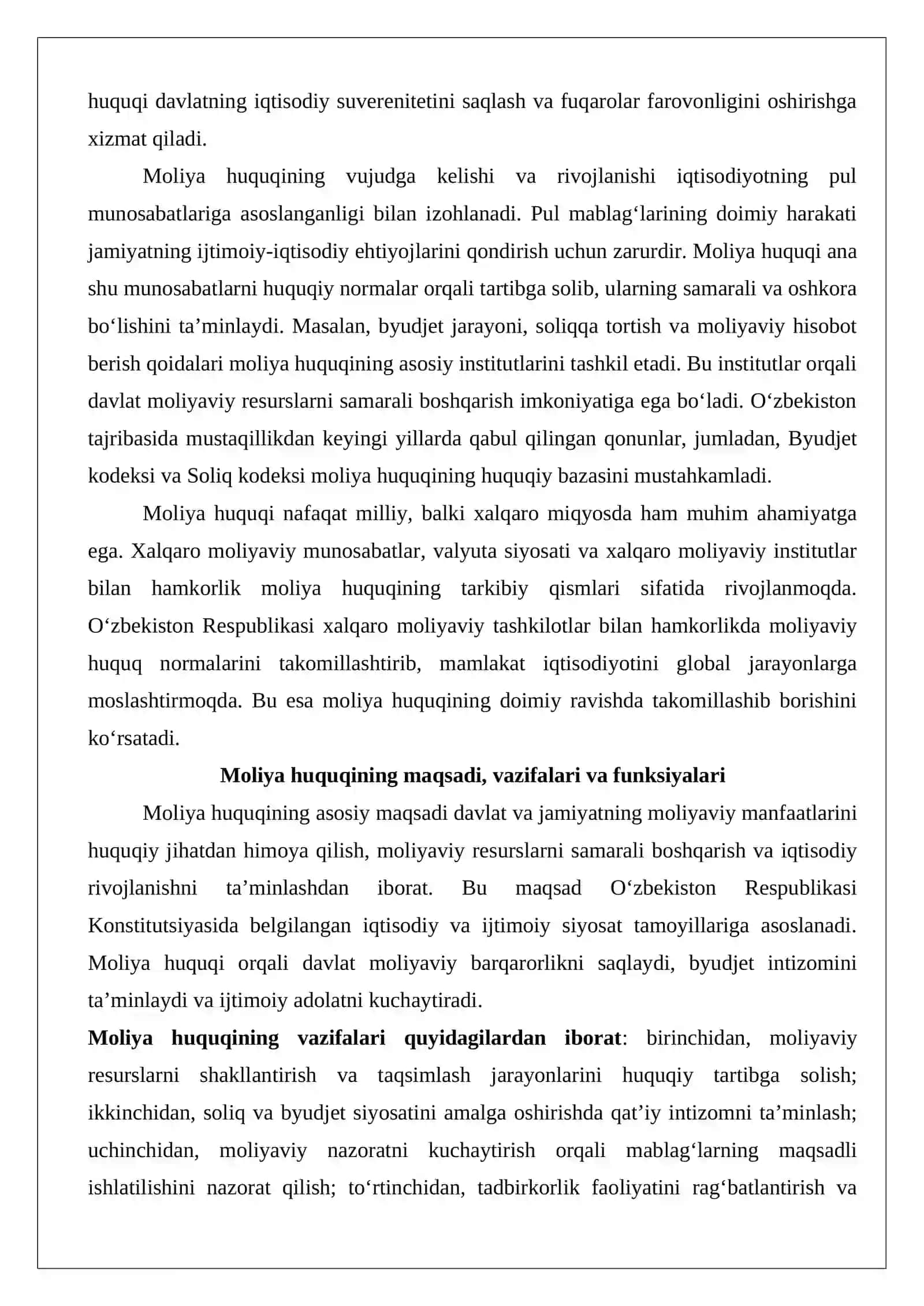 Moliya huquqi tushunchasi va predmeti 4