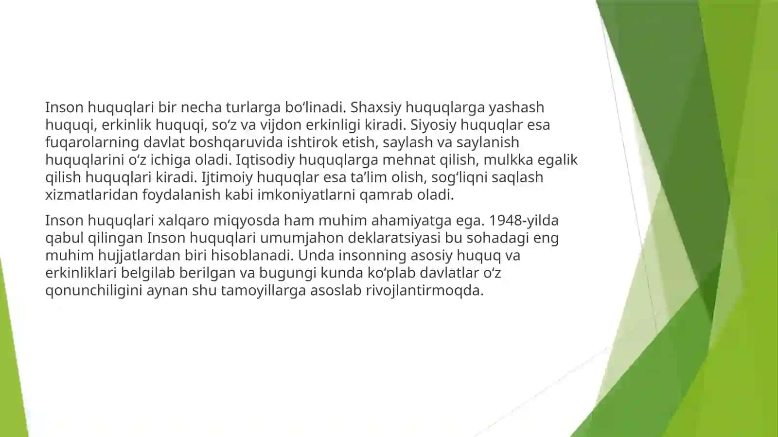 Inson huquqshunosligida oila, nikoh taloqzihortushunchalari 4