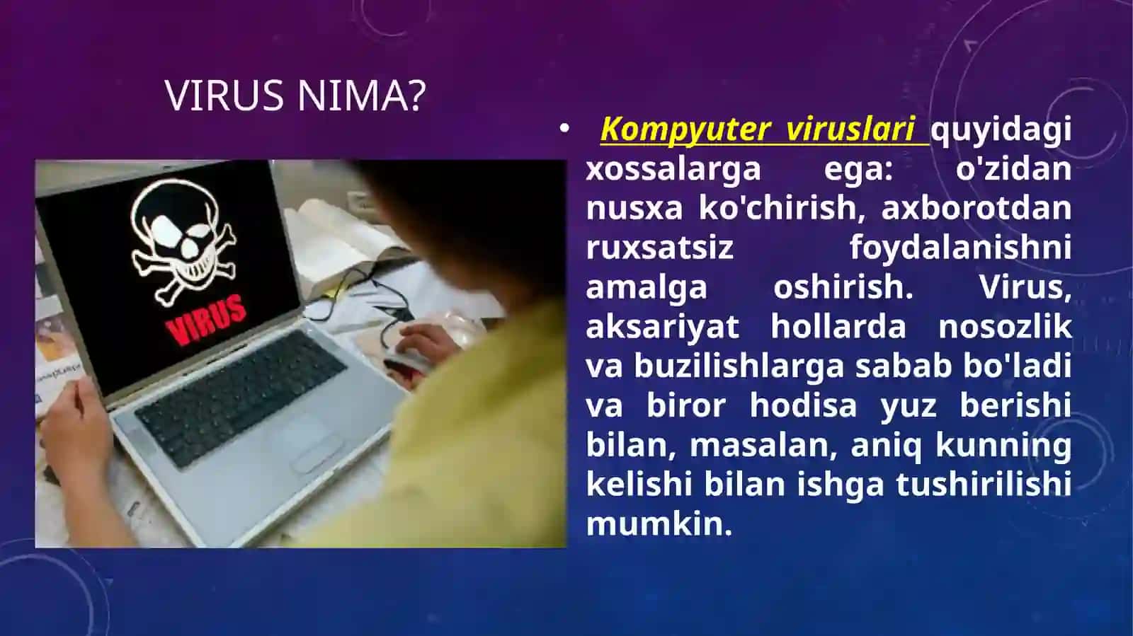KOMPYUTER VIRUSLARI VA VIRUSDAN HIMOYALASH USULLARI 4