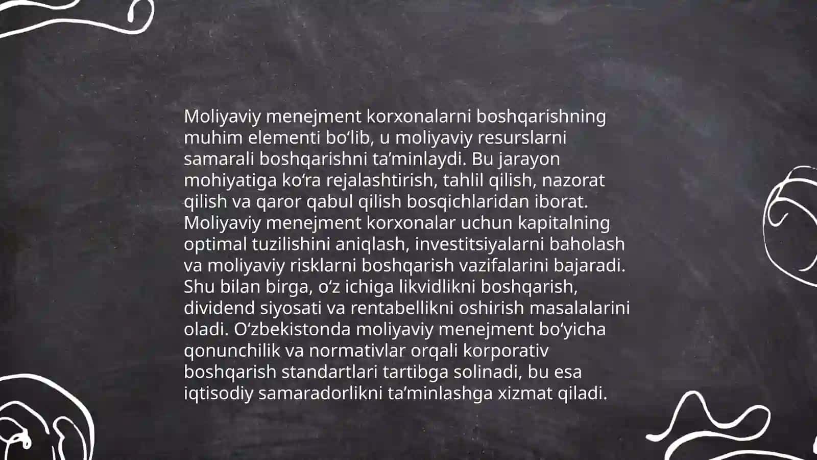 Moliya asoslari faniga kirish 4