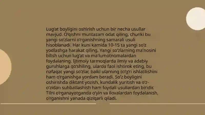 Nutq rivojlantirish usullari 4