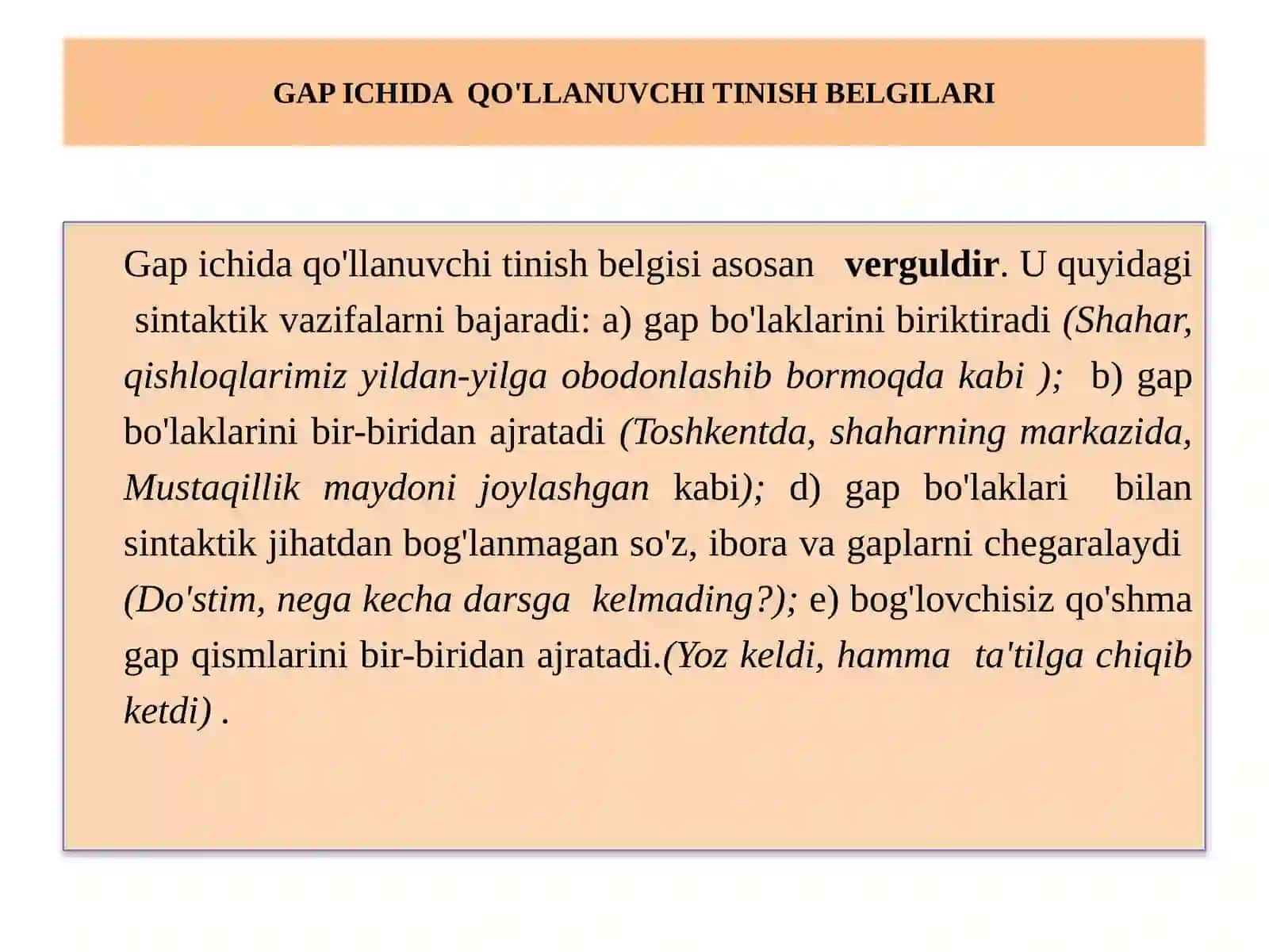 TINISH BELGILARI TASNIFI 4