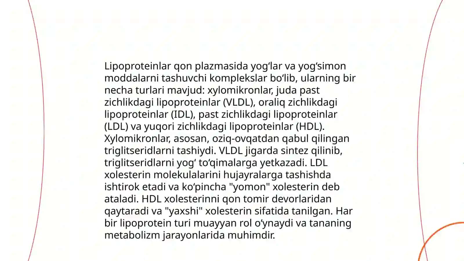 Giperxolesterinemiya, ateroskleroz kasalliklari paydo bolishini biokimyoviy asoslari 4