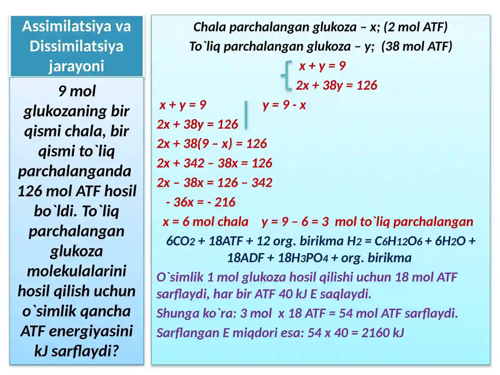 ASSIMILATSIYAVA DISSIMILATSIYAGA OID MASALA VAMISOLLARYECHISH 4