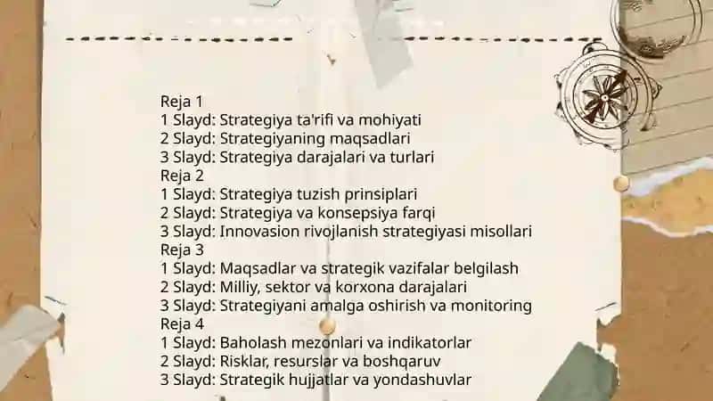 Rivojlanish, strategiya, konsepsiya va innovasion rivojlanish 4