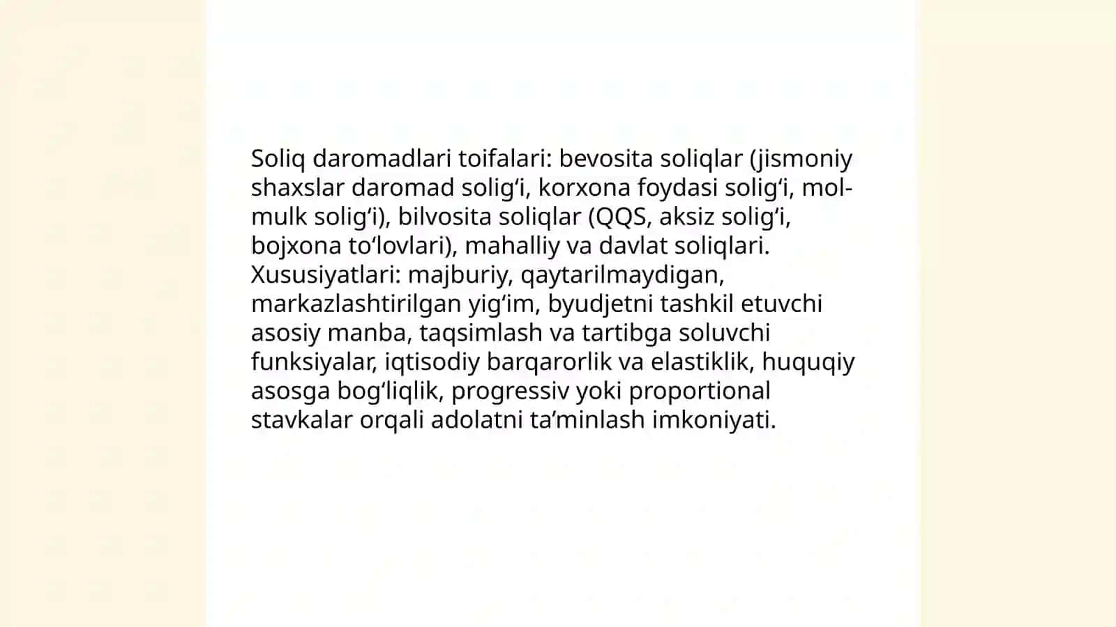 Davlat byudjetining daromatlari tizimi 4