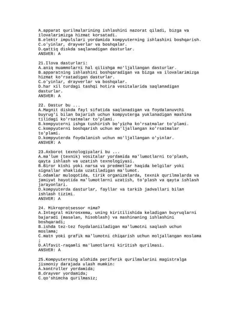 Kompyuter arxitekturasi 4