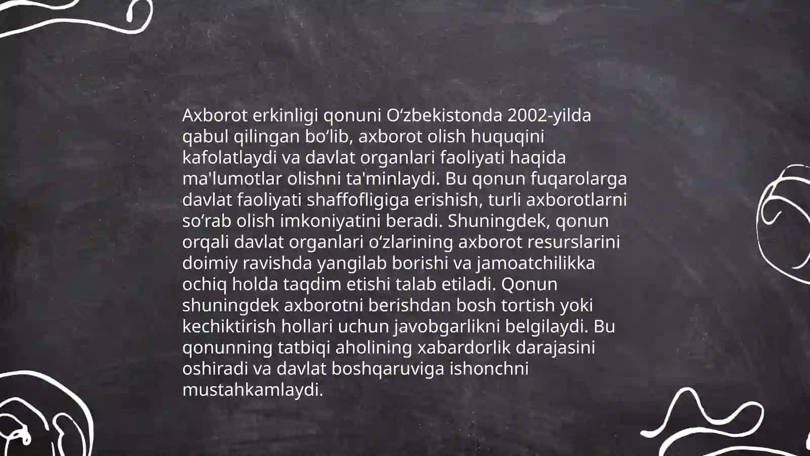 O'zbekiston Respublikasida ommaviy axborot vositalarining faoliyati 4