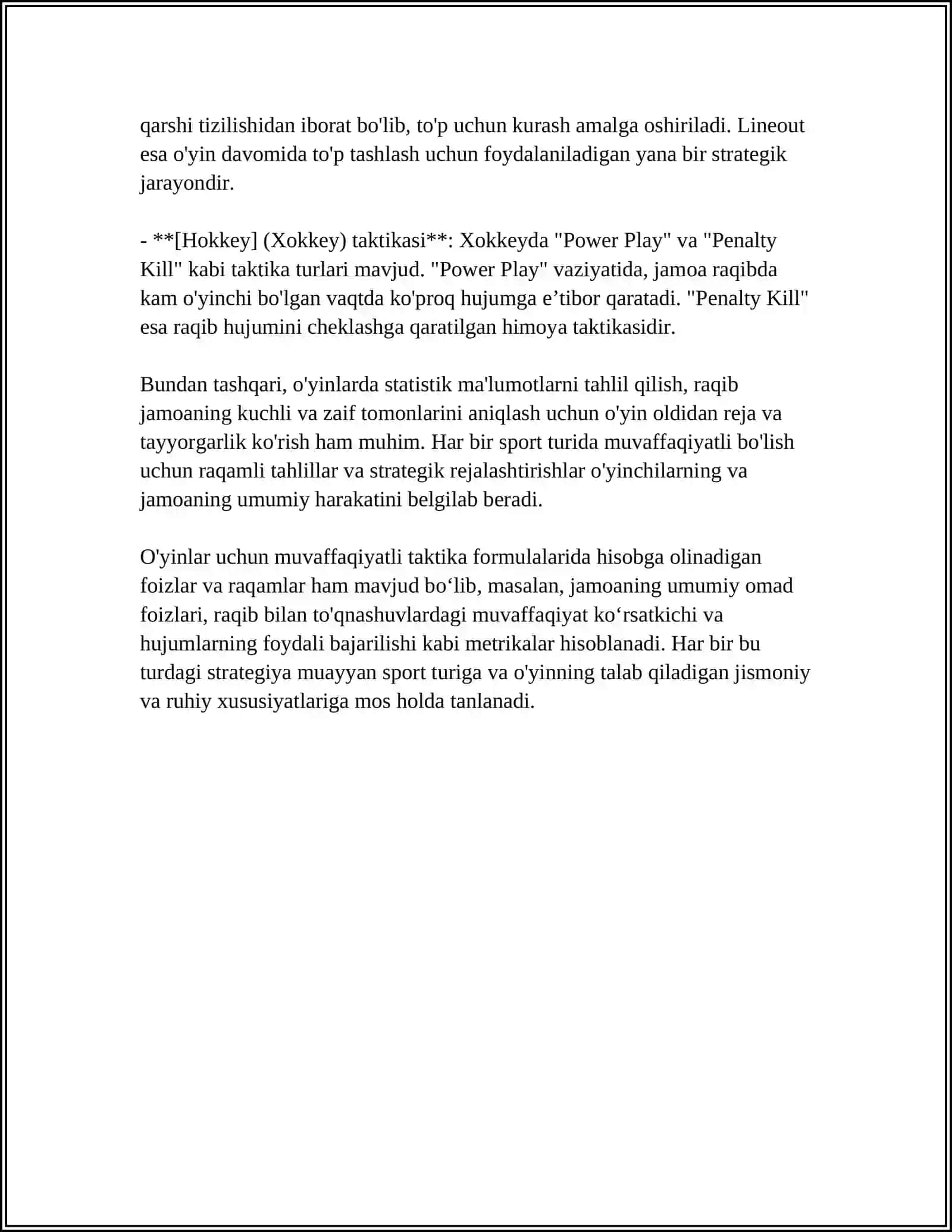 REFERAT Mavzu: FUTBOL O’YINI 4