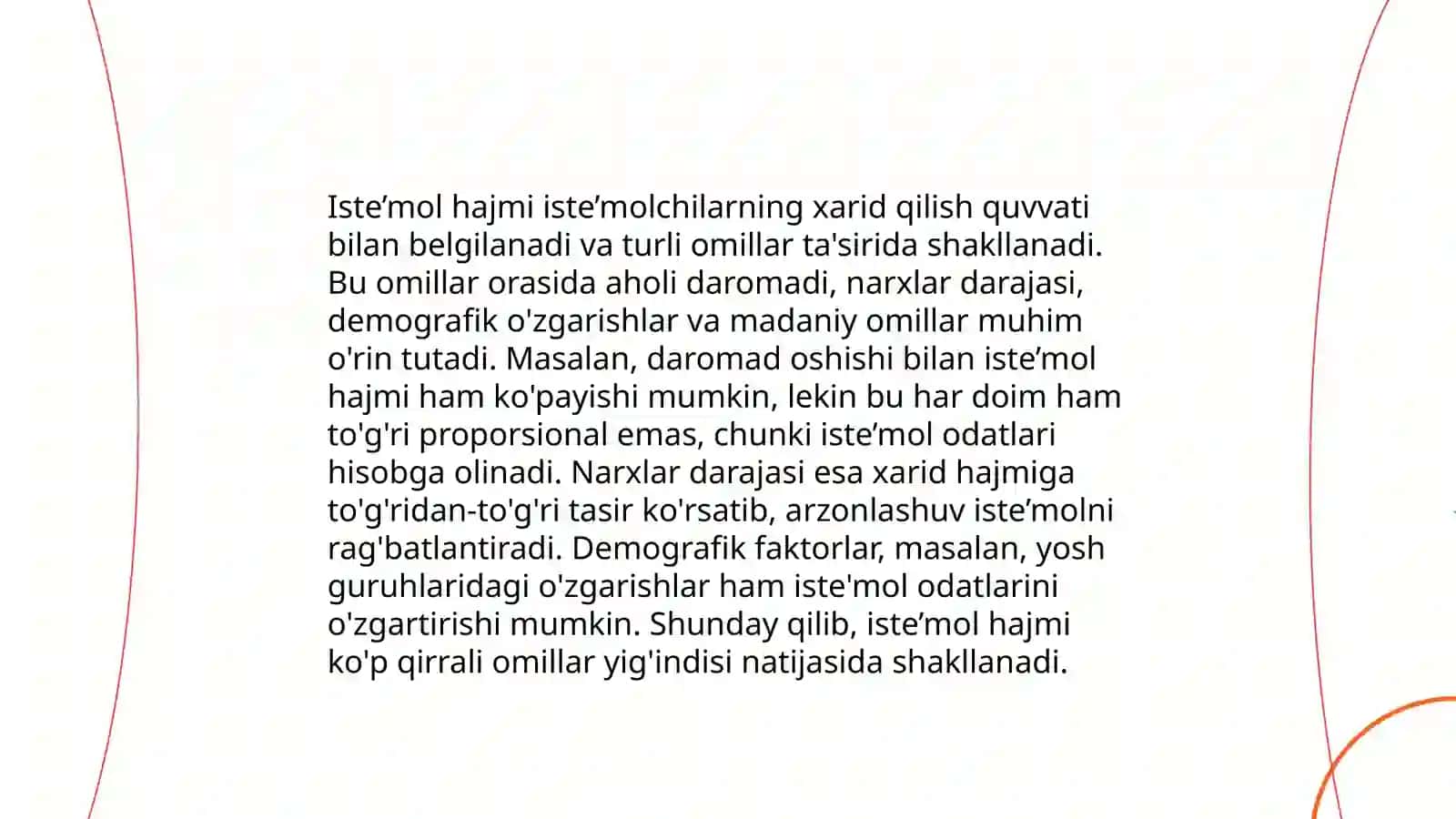 Yashil iqtisodiyotda iste’mol hajmi 4