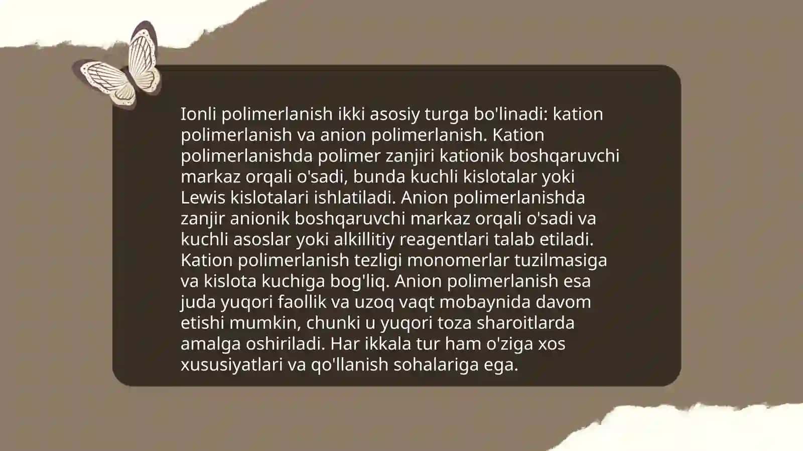 Ionli polimerlanish 4