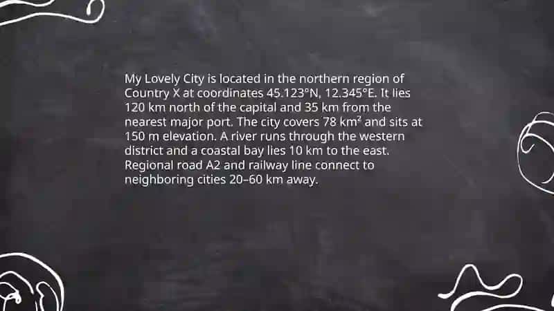 Presentation My lovely city 4