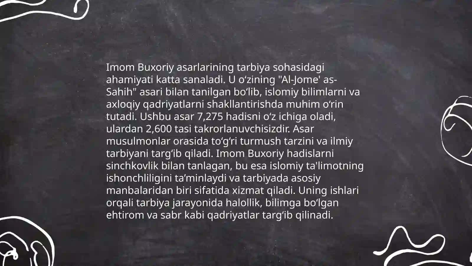 Yuksak ma'naviyatli yoshlarni tarbiyalashda O'rta Osiyo allomalarining ilmiy merosining tutgan o'rni 4