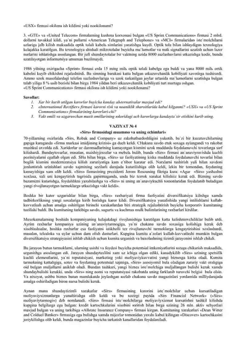 Keyslar toʻplami 4