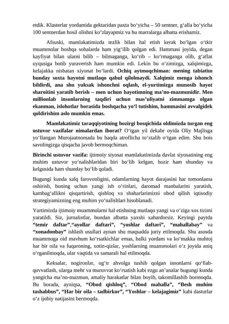 Yangi O‘zbekistonda xalqchil va insonparvar davlat qurishning ijtimoiy-siyosiy ahamiyati 4