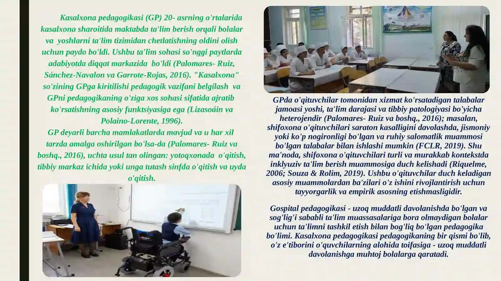 "GOSPITAL PEDAGOGIKA"
FANINING TARIXI, MAZMUNI
VA MOHIYATI 4