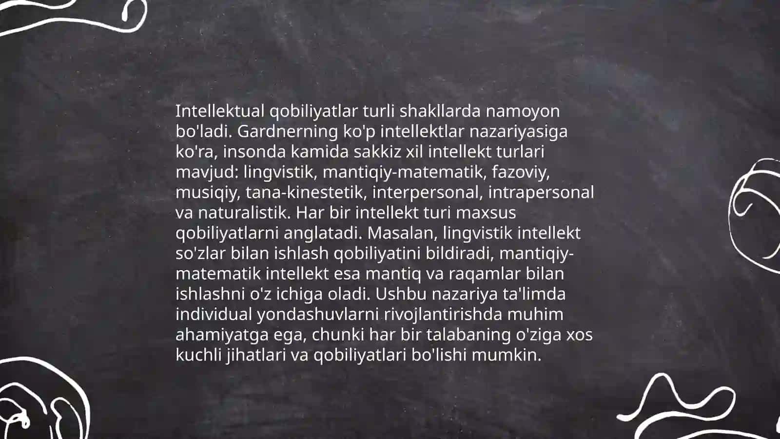 Intellekt va kreativlik xususiyatlari 4