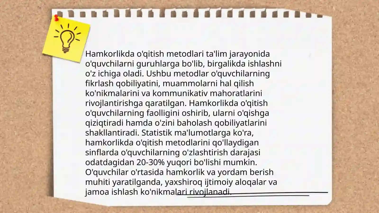 Hamkorlikda o'qitish mazmuni va uning mohiyati 4