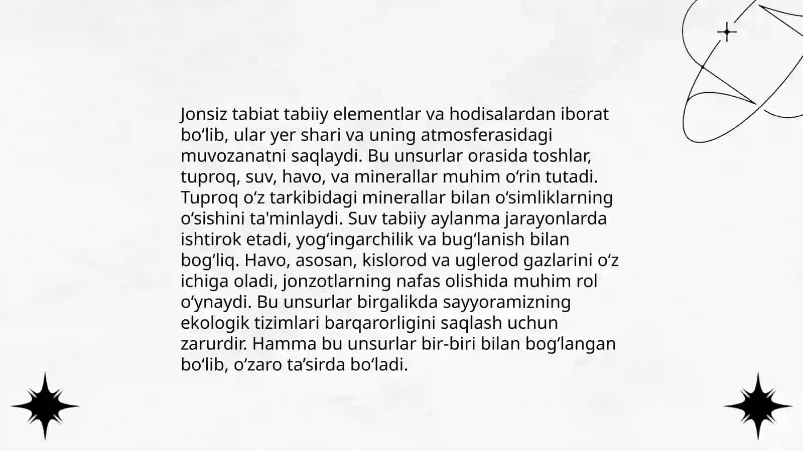 Jonli va jonsiz tabiat 4