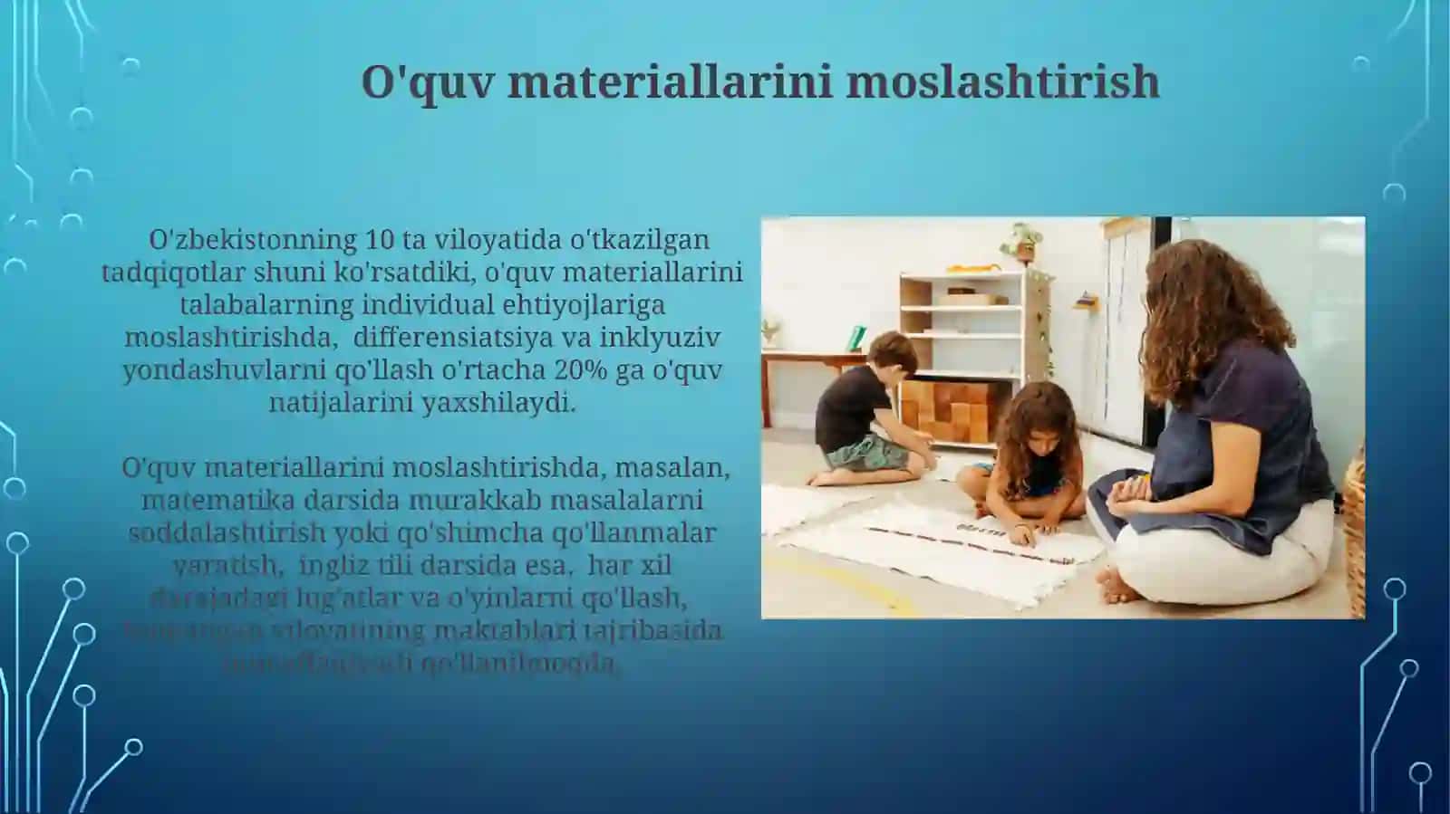 Inklyuziv Ta'lim O'qituvchisining Darslarni Tashkil Qilishdagi Faolligi 4