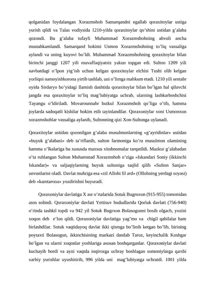 QORAXONIYLAR VA QORAXITOYLAR 4