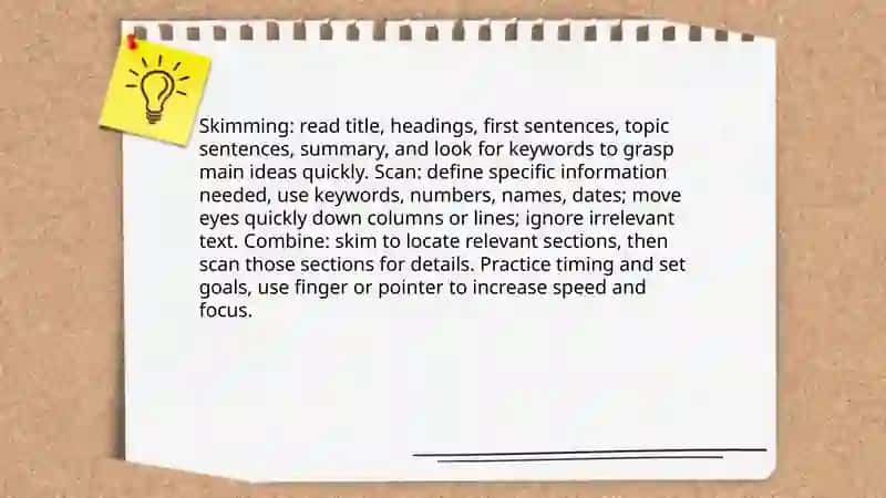 Reading tips 4