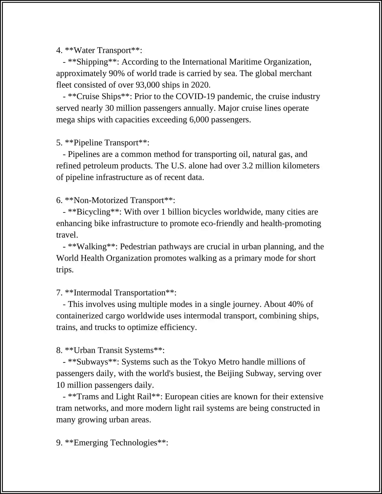 TRAVEL AND TRANSPORT 4