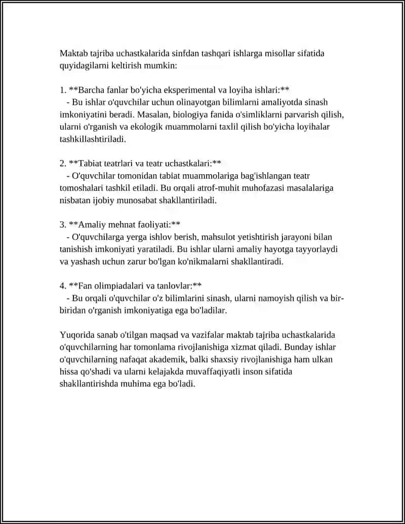 Maktab Tajriba Uchastkalarida Sinfdan Tashqari Ishlarni Rejalashtirish Yo'llari 4