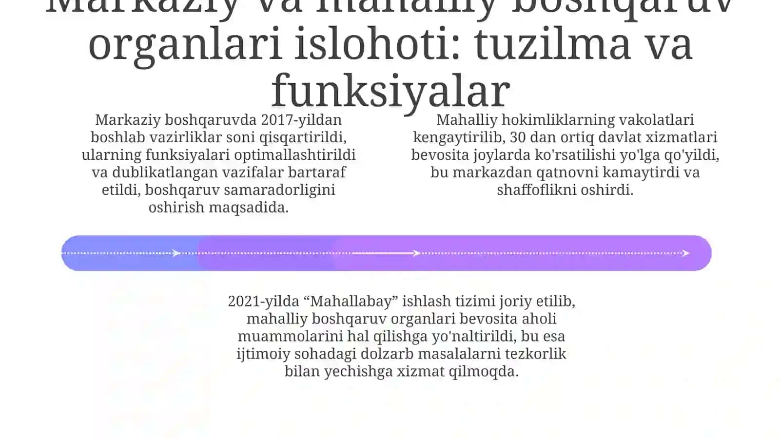 Mustaqillik yillarida davlat boshqaruvi tizimida amalga oshirilgan islohotlar 4
