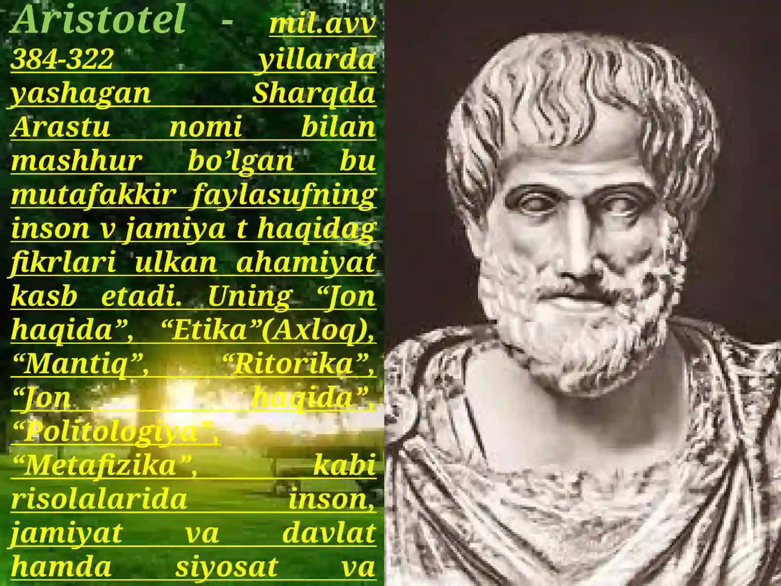 Yevropamamlakatlarida inson va jamiyat haqidagi ta’limotlar tarqqiyotini o’rganish 4