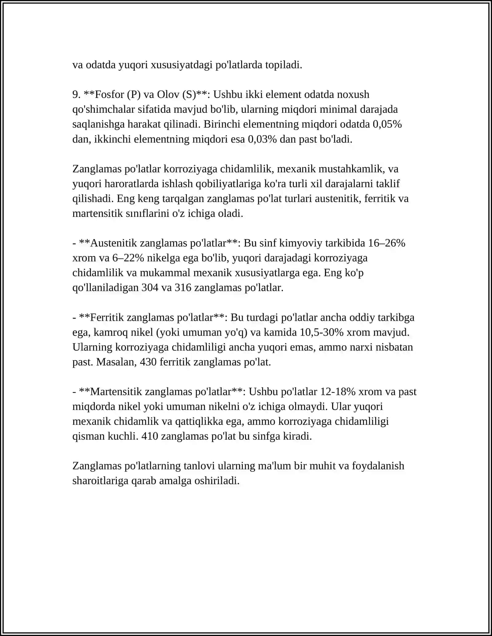 ZANGLAMAS PO‘LATLAR 4